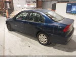 2004 Honda Civic Lx Dark Blue vin: 2HGES165X4H597024