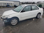 2004 Honda Civic Lx White vin: 2HGES165X4H617899