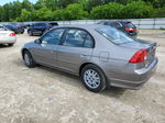 2004 Honda Civic Lx Gray vin: 2HGES165X4H641040