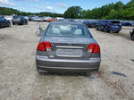 2004 Honda Civic Lx Gray vin: 2HGES165X4H641040