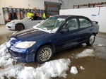 2005 Honda Civic Lx Blue vin: 2HGES165X5H563490