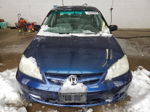 2005 Honda Civic Lx Blue vin: 2HGES165X5H563490