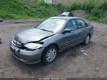 2005 Honda Civic Lx/lx Se Silver vin: 2HGES165X5H621453