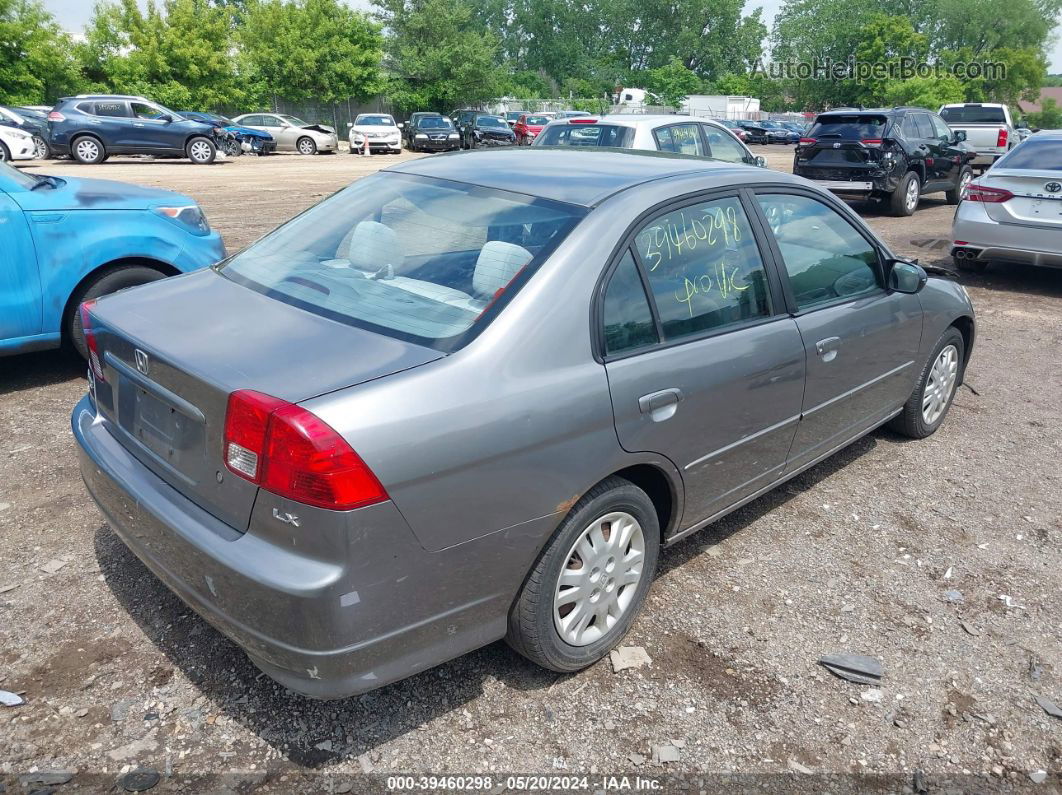 2005 Honda Civic Lx/lx Se Silver vin: 2HGES165X5H621453