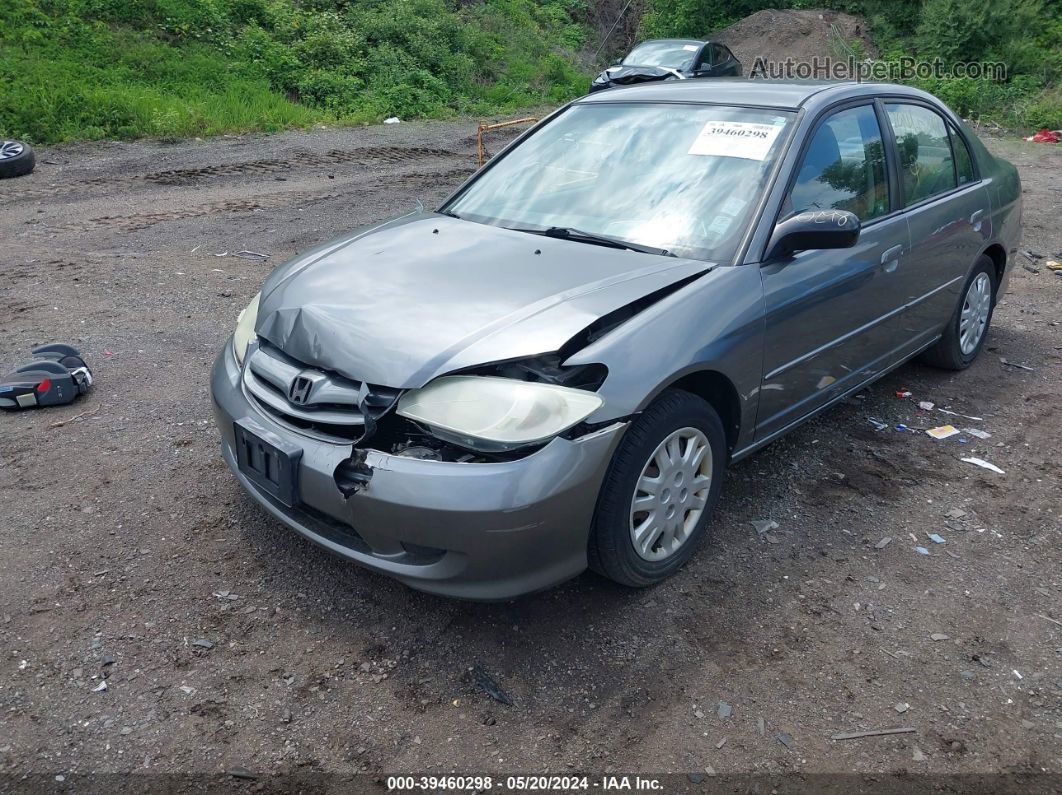 2005 Honda Civic Lx/lx Se Silver vin: 2HGES165X5H621453