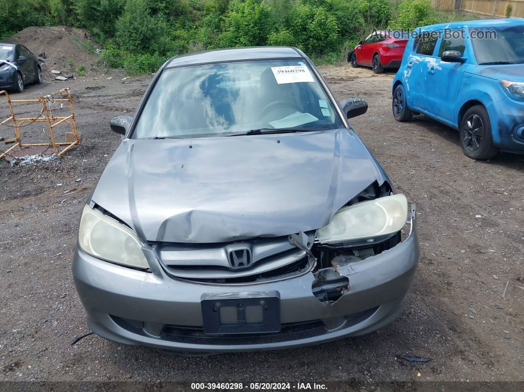 2005 Honda Civic Lx/lx Se Silver vin: 2HGES165X5H621453