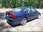 2004 Honda Civic Lx Blue vin: 2HGES16604H569354