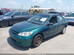 2004 Honda Civic Lx Green vin: 2HGES16604H600344