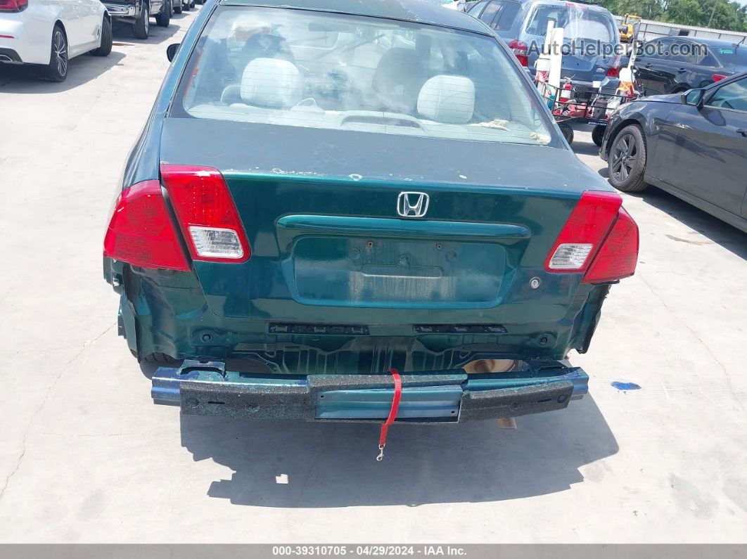 2004 Honda Civic Lx Green vin: 2HGES16604H600344