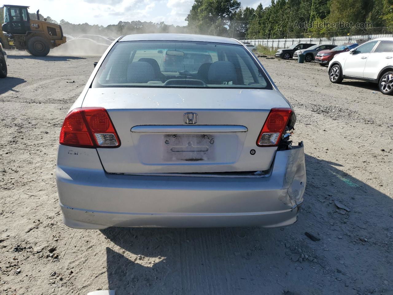 2005 Honda Civic Lx Silver vin: 2HGES16605H599990