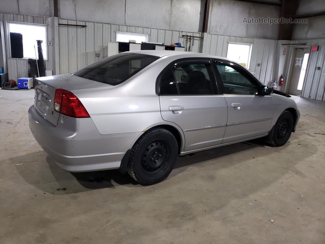 2005 Honda Civic Lx Silver vin: 2HGES16615H532170