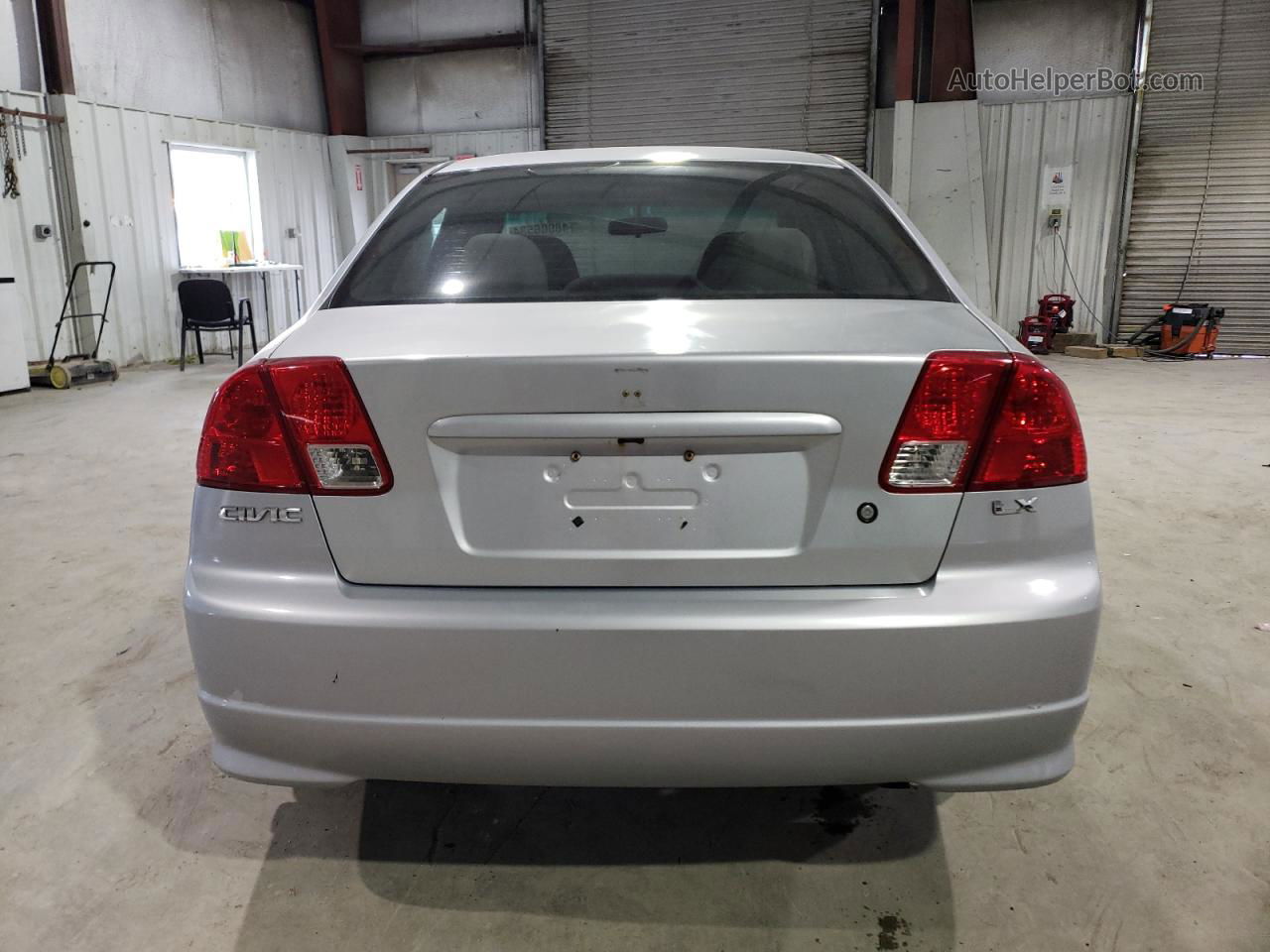 2005 Honda Civic Lx Silver vin: 2HGES16615H532170