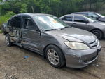 2005 Honda Civic Lx Gray vin: 2HGES16625H046645