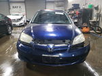 2004 Honda Civic Lx Синий vin: 2HGES16634H518382