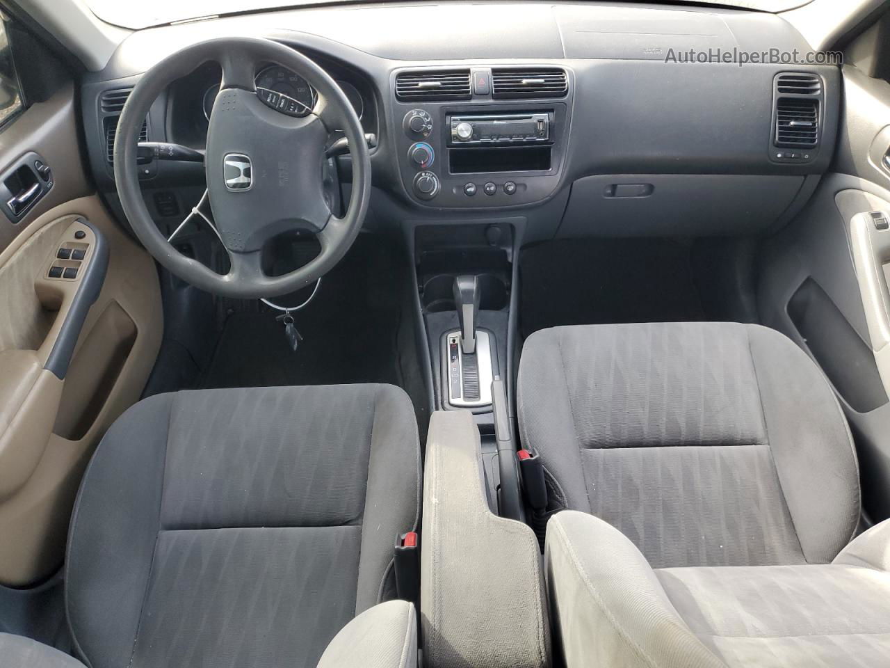 2004 Honda Civic Lx Синий vin: 2HGES16634H518382