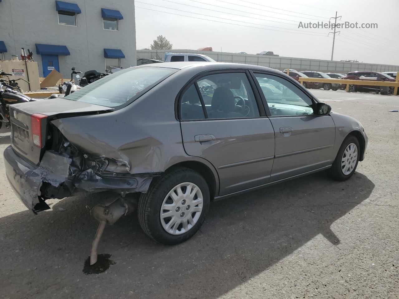 2005 Honda Civic Lx Tan vin: 2HGES16635H544823