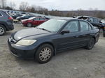 2005 Honda Civic Lx Black vin: 2HGES16655H512360