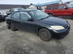 2005 Honda Civic Lx Black vin: 2HGES16655H512360