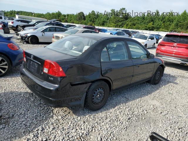 2005 Honda Civic Lx Black vin: 2HGES16655H544869