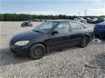 2005 Honda Civic Lx Black vin: 2HGES16655H544869