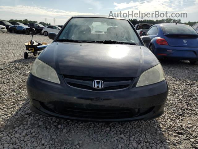 2005 Honda Civic Lx Black vin: 2HGES16655H544869