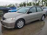 2004 Honda Civic Lx Beige vin: 2HGES16674H517607