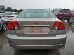 2004 Honda Civic Lx Beige vin: 2HGES16674H517607