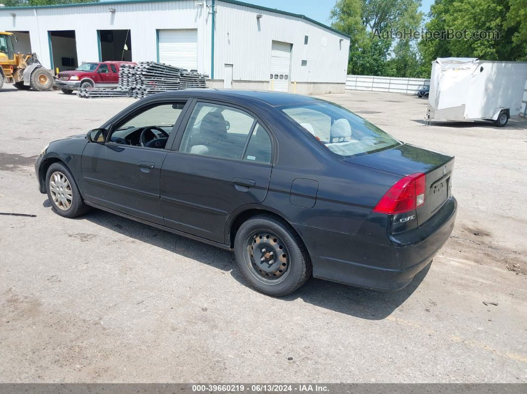 2004 Honda Civic Lx Black vin: 2HGES16684H598746