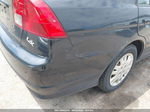 2004 Honda Civic Lx Black vin: 2HGES16684H598746