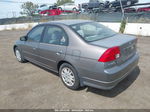 2005 Honda Civic Lx Серый vin: 2HGES166X5H537884