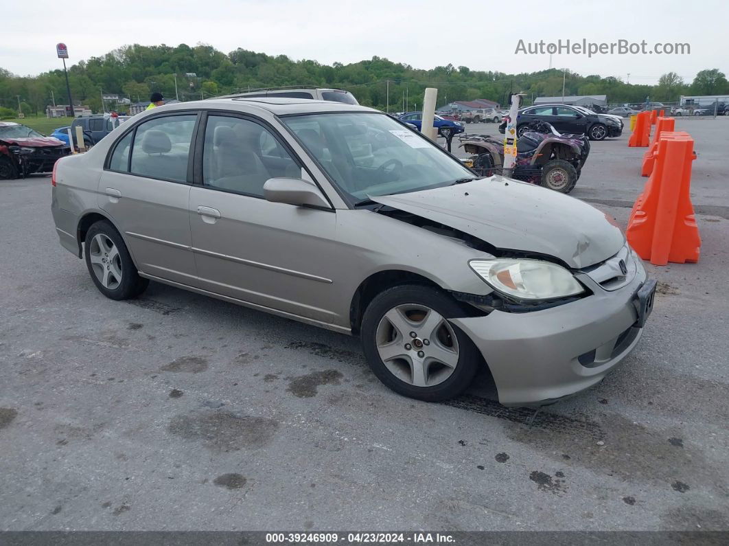 2004 Honda Civic Ex Gold vin: 2HGES25704H560119