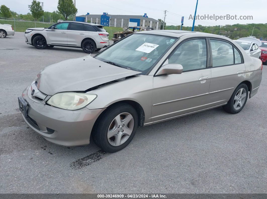 2004 Honda Civic Ex Gold vin: 2HGES25704H560119