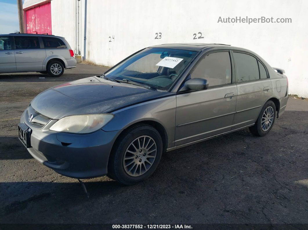 2005 Honda Civic Ex Gray vin: 2HGES25715H622094