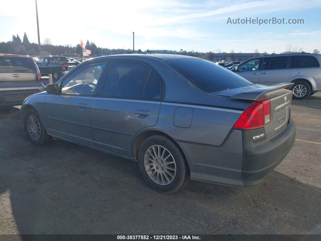 2005 Honda Civic Ex Gray vin: 2HGES25715H622094