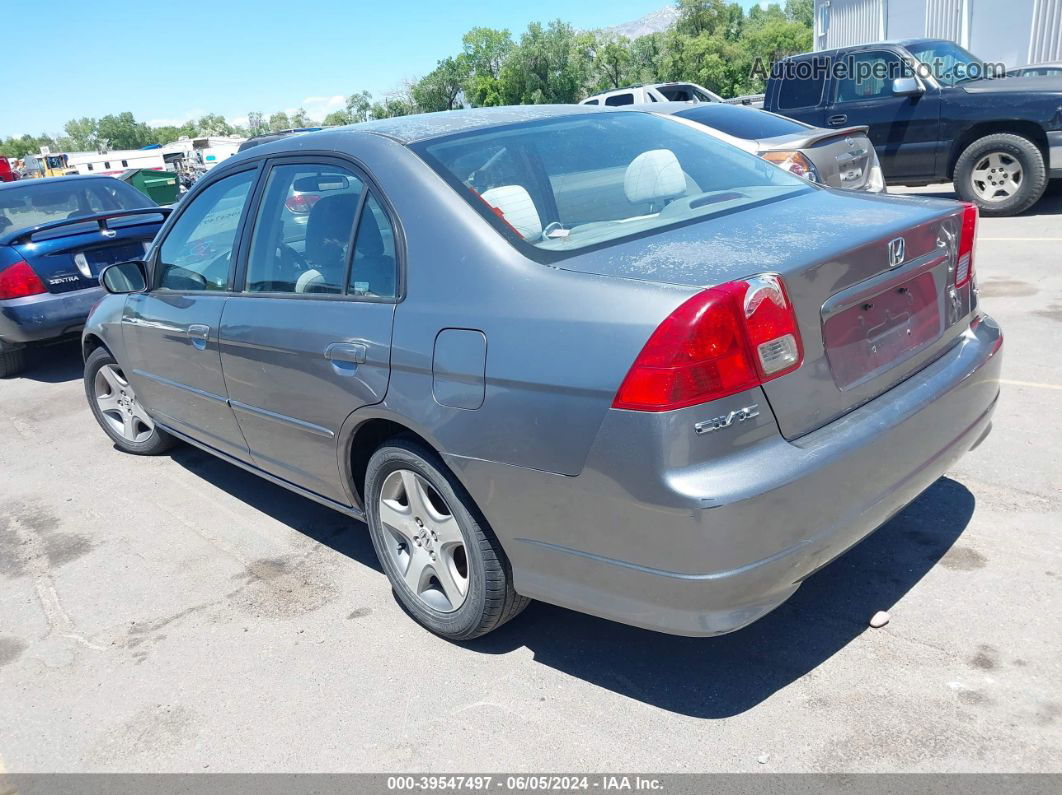 2005 Honda Civic Ex Beige vin: 2HGES25875H535292