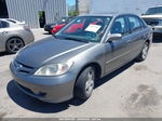 2005 Honda Civic Ex Beige vin: 2HGES25875H535292