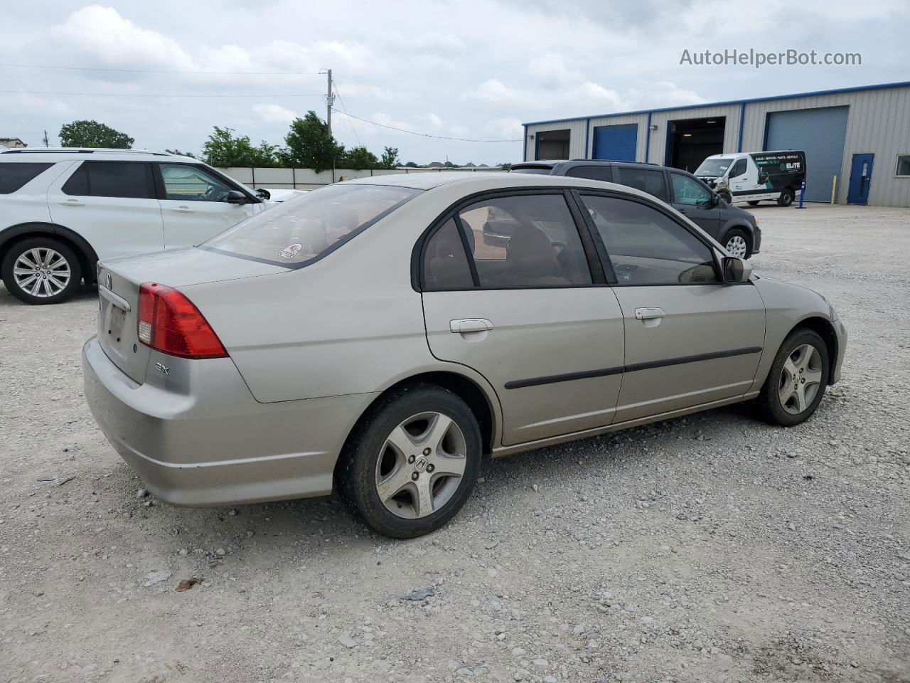 2004 Honda Civic Ex Silver vin: 2HGES26704H572754