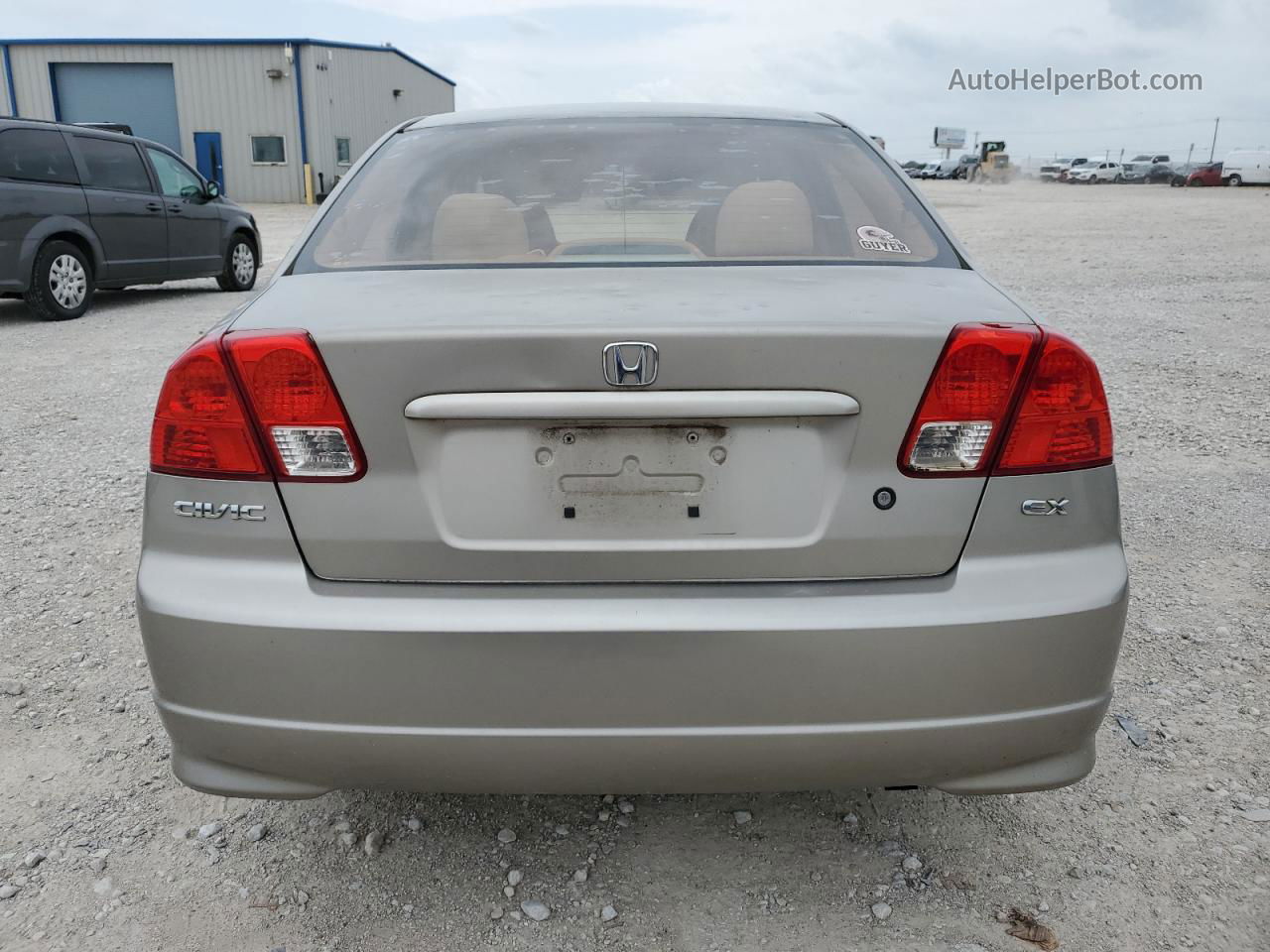 2004 Honda Civic Ex Silver vin: 2HGES26704H572754