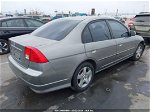 2005 Honda Civic Ex Серый vin: 2HGES26705H523894