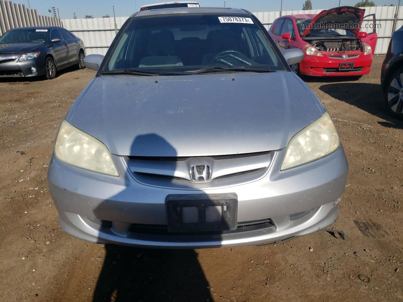 2004 Honda Civic Ex Silver vin: 2HGES26714H561164