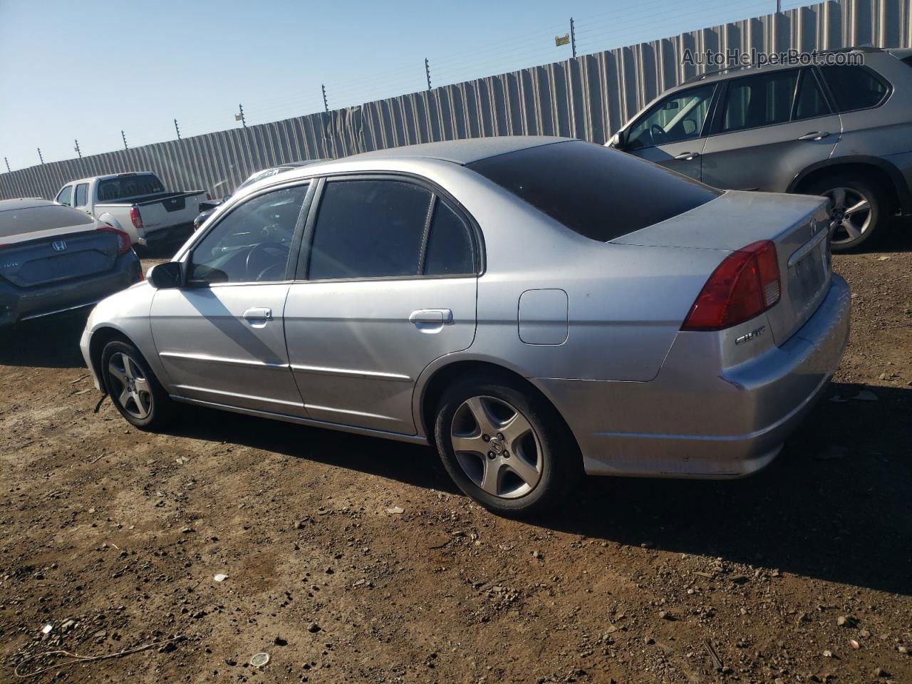 2004 Honda Civic Ex Silver vin: 2HGES26714H561164