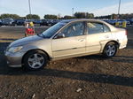 2005 Honda Civic Ex Beige vin: 2HGES26715H565376