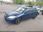 2004 Honda Civic Ex Blue vin: 2HGES26724H531588