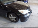 2005 Honda Civic Ex Черный vin: 2HGES26725H581974