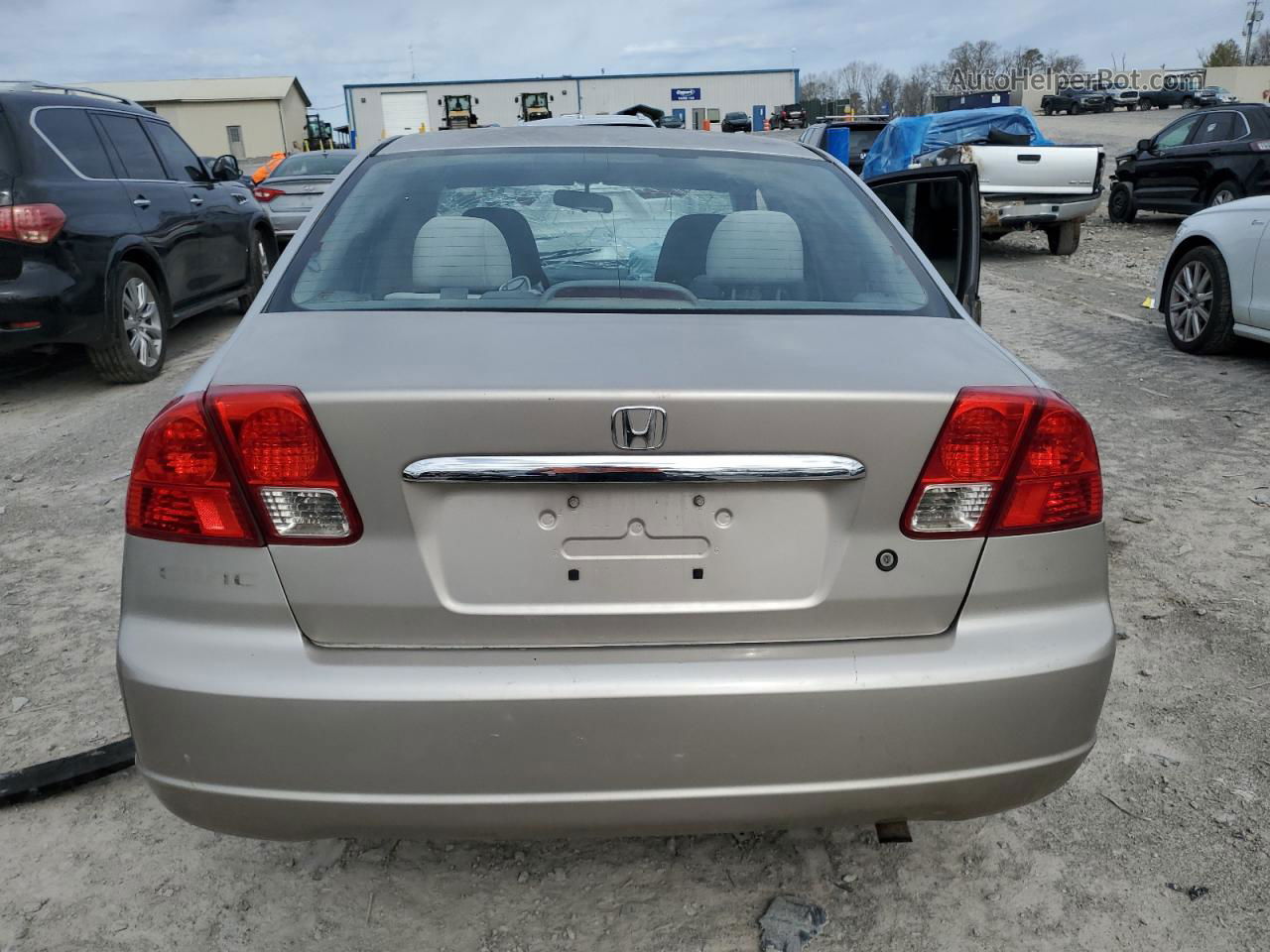 2004 Honda Civic Ex Silver vin: 2HGES26734H592173