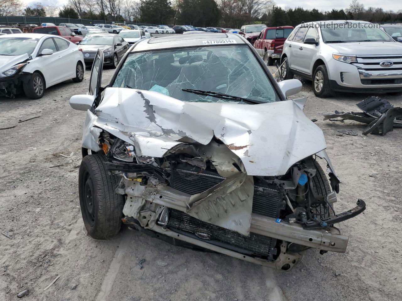 2004 Honda Civic Ex Silver vin: 2HGES26734H592173