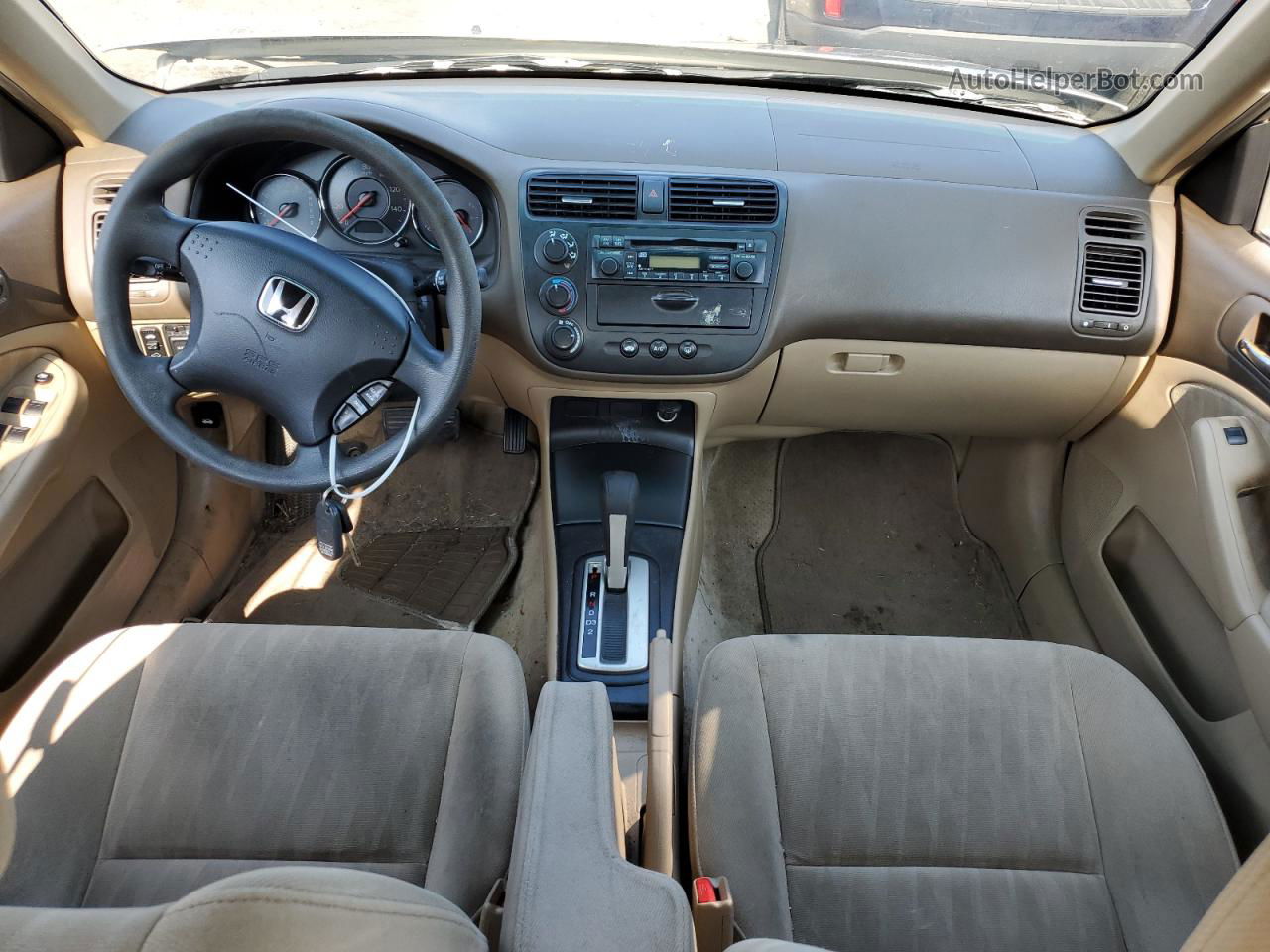 2004 Honda Civic Ex Серебряный vin: 2HGES26744H513657