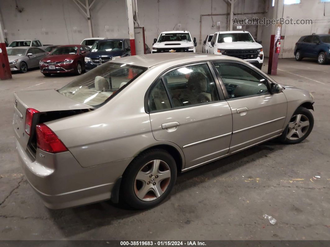 2004 Honda Civic Ex Pewter vin: 2HGES26744H540146