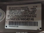 2004 Honda Civic Ex Pewter vin: 2HGES26744H540146