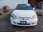 2004 Honda Civic Ex White vin: 2HGES26754H545288